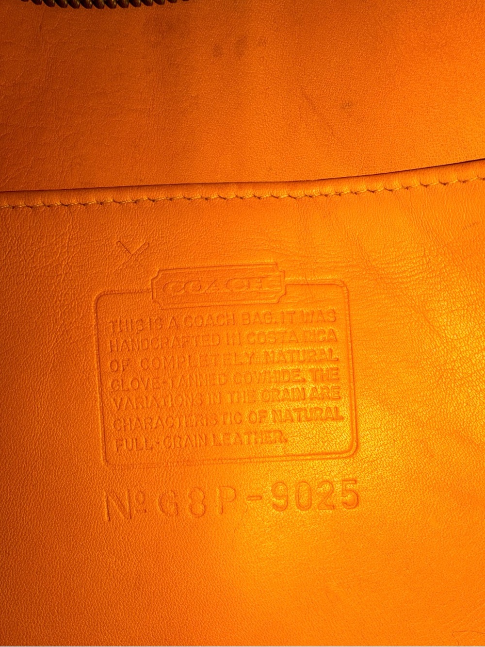 Vintage Coach Leather Ergo Hobo Shoulder Bag - Picture 8 of 8